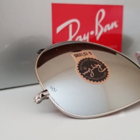NEW Ray-Ban Aviator Classic Silver RB 3026 Sunglasses main image 5